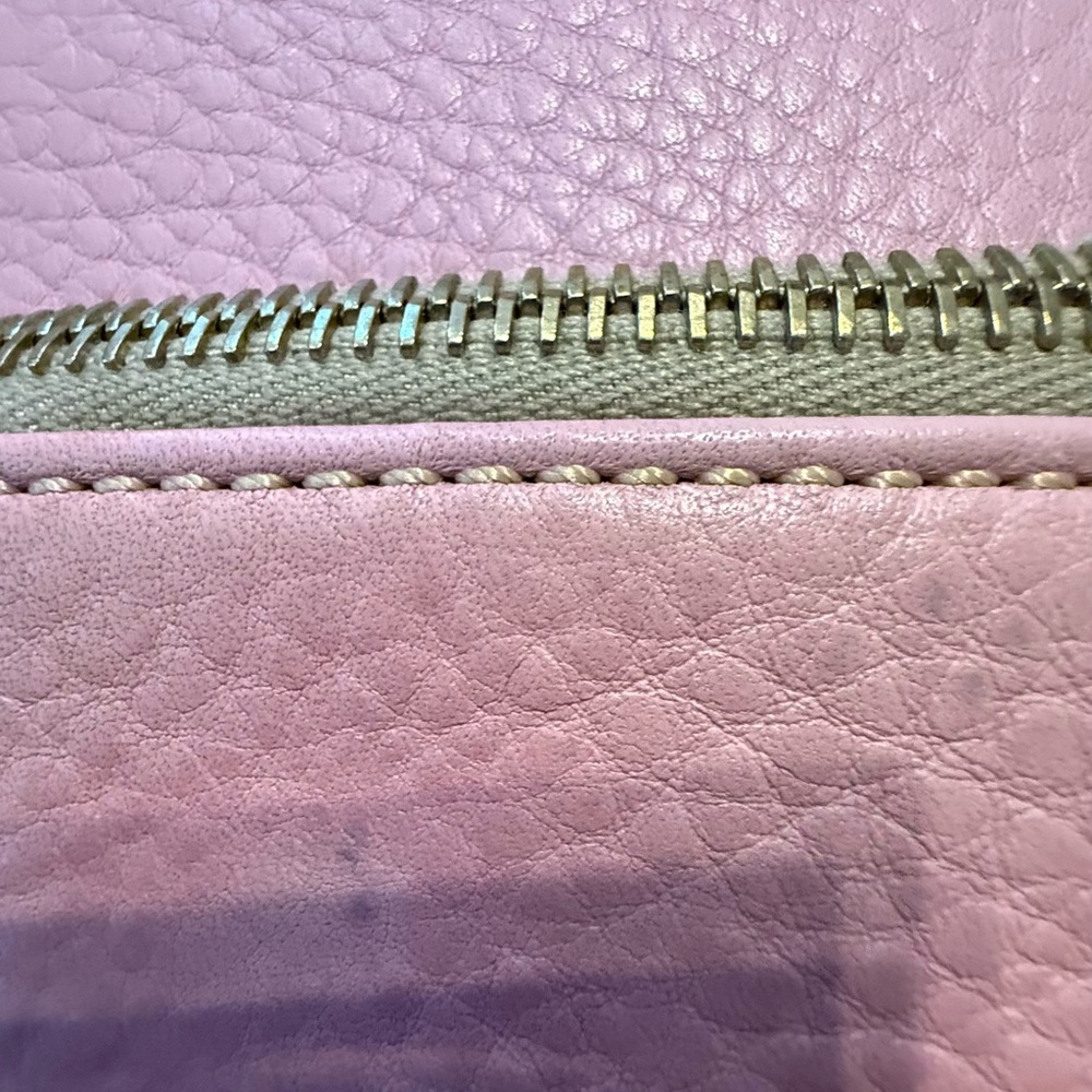 Dooney & Bourke Light Pink Leather Crossbody Bag - Picture 6 of 12